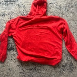 orange nike hoodie XL